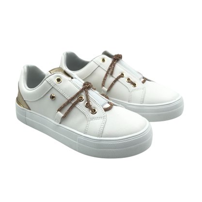 Tênis Bebecê Flat Form Calce Fácil Branco 2138272