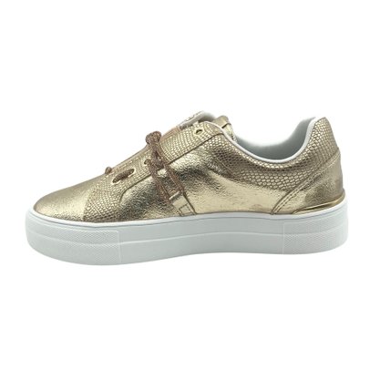 Tênis Bebecê Flat Form Calce Fácil Dourado 2138272