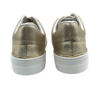 Tênis Bebecê Flat Form Calce Fácil Dourado 2138272