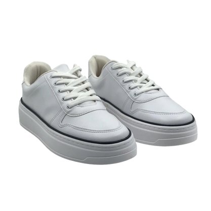 Tênis Beira Rio Casual Flatform Branco 4305203