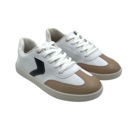 Tênis Beira Rio Flat Form Branco com Preto 4313103