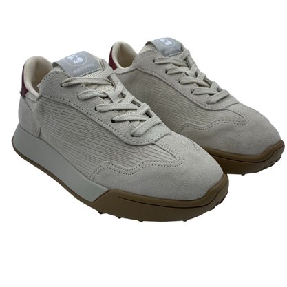 Tênis Bottero Sneakers Couro Camurça Bege 371501