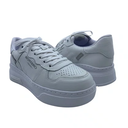 Tênis Bottero Sneakers Couro Flatform Branco 365103