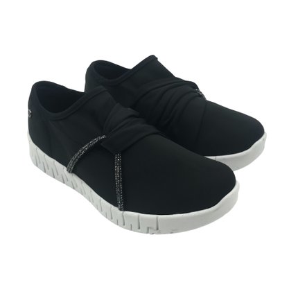 Tênis Campesí Neoprene com Brilho Preto 9844