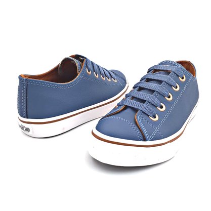 Tênis Capricho Feminino Azul Anil Like Class 0542