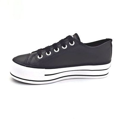 Tênis Capricho Feminino Flatform Preto Likes Class