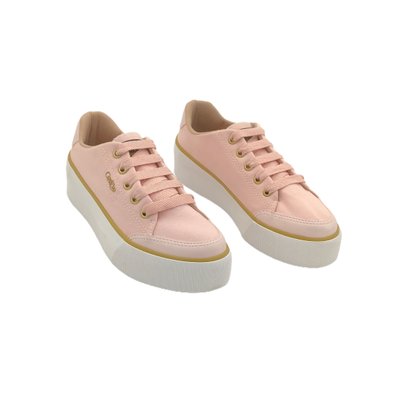 Tênis Capricho Feminino Flatform Rosa Plataforma CP0806