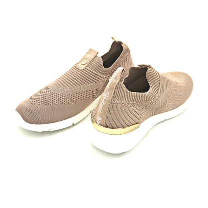 Tênis Casual Bebecê Knit Rosa 1334-399