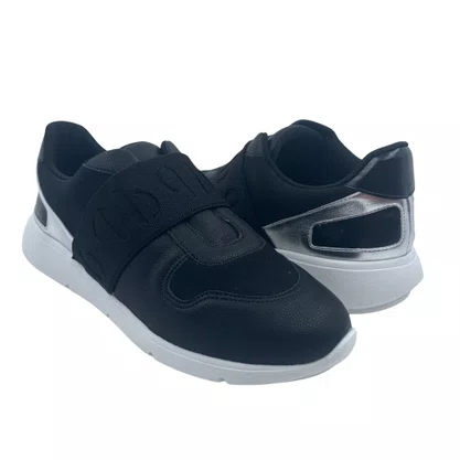 Tênis Casual Calce Fácil Bebecê Preto 1344502