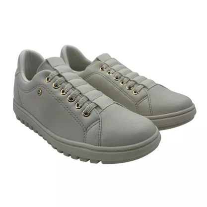 Tênis Casual Conforto Piccadilly Off White 937005