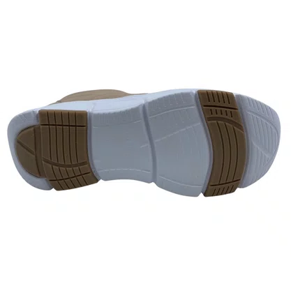 Tênis Casual Comfortflex Calce Fácil Bege 2590401