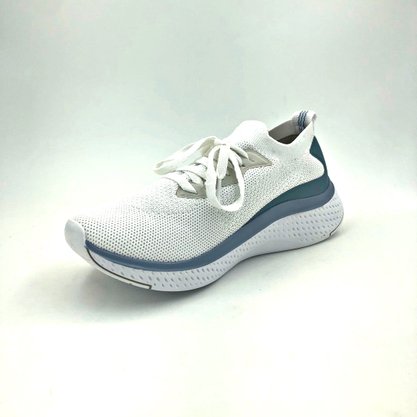 Tênis Casual Comfortflex Tecido Knit Branco 2090403