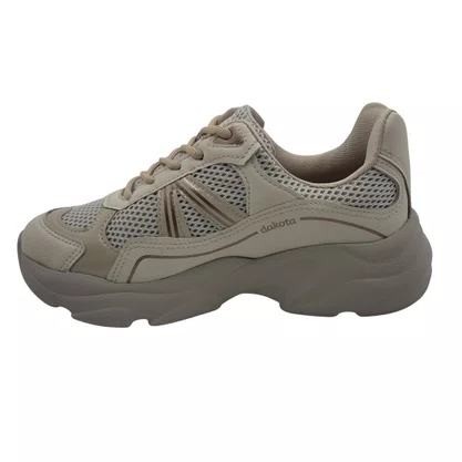 Tênis Casual Dakota Sneakers Bege 0971