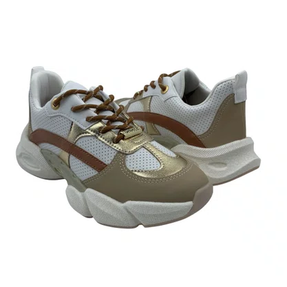 Tênis Casual Feminino Bebecê Conforto Branco 1372505