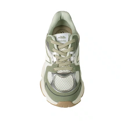 Tênis Casual Feminino Dakota Impulse+ Verde e Bege D0734