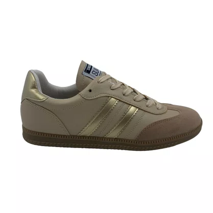 Tênis Casual Feminino Sua Cia Street Bege 16327