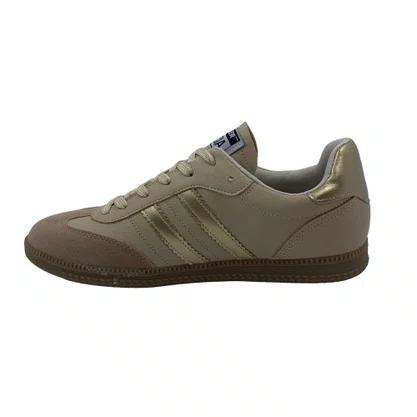 Tênis Casual Feminino Sua Cia Street Bege 16327