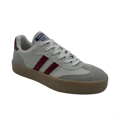 Tênis Casual Feminino Sua Cia Street Cinza 16336 Solado Alto