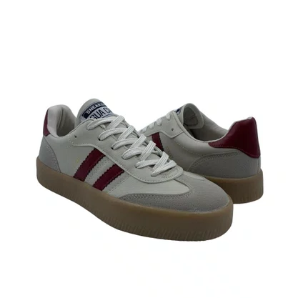 Tênis Casual Feminino Sua Cia Street Cinza 16336 Solado Alto
