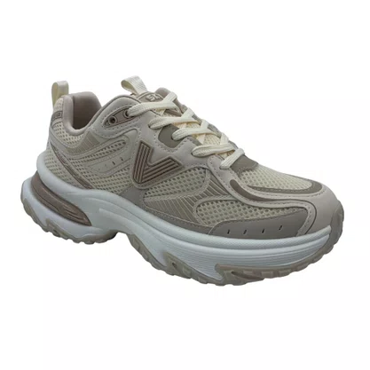 Tênis Casual Feminino Via Marte Bege 33900207