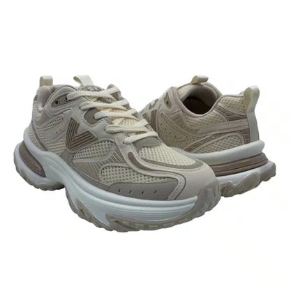 Tênis Casual Feminino Via Marte Bege 33900207