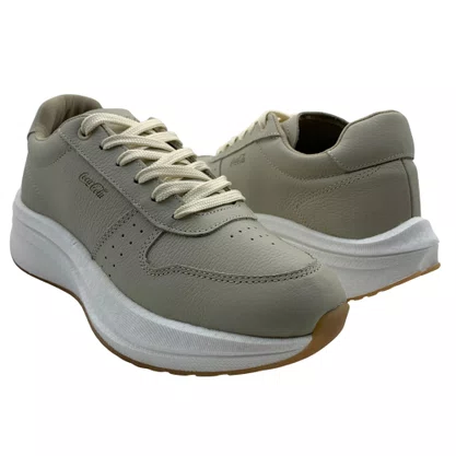 Tênis Casual Masculino Coca-Cola Comfort Park Off White 2749
