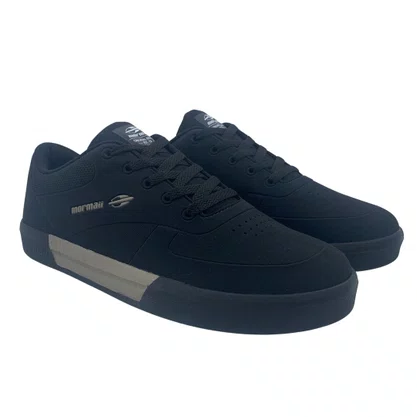 Tênis Casual Masculino Mormaii Preto Smash