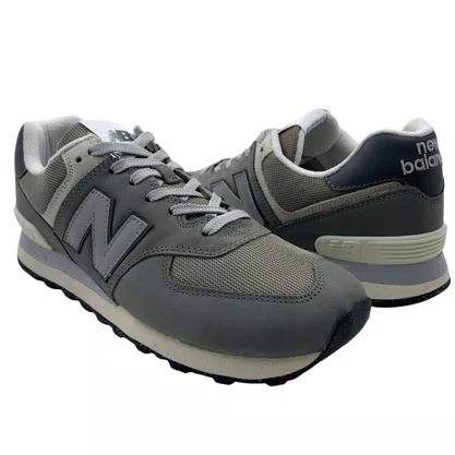 Tênis Casual Masculino New Balance 574V2 Cinza