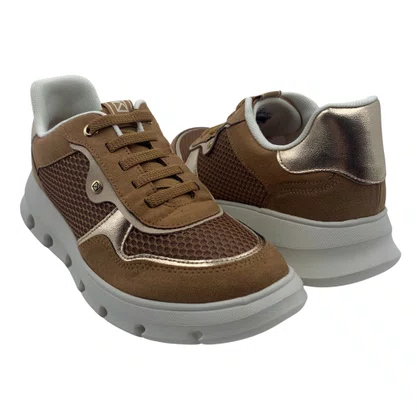 Tênis Casual Maxi Conforto Piccadilly Marrom 938001