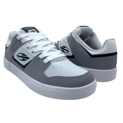 Tênis Casual Mormaii Masculino Branco com Cinza Joaca