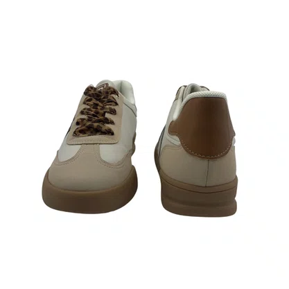 Tênis Casual Piccadilly Bege 903001 Conforto