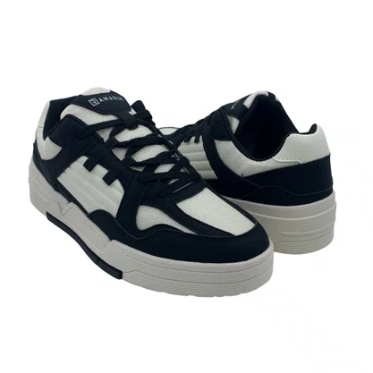Tênis Casual Ramarim Feminino Preto com Bege 2589236