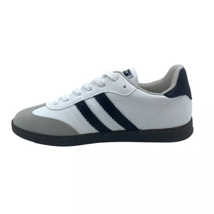 Tênis Casual Sua Cia Street Branco com Preto 16327