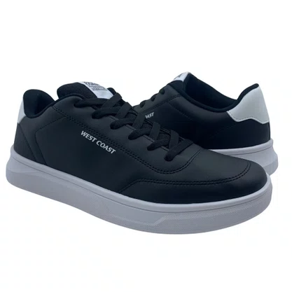 Tênis Casual West Coast Masculino Preto Sunset