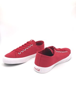 Tênis Coca Cola Feminino Vermelho Canvas CC1701