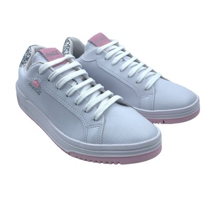 Tênis Coca-Cola Feminino Casual Branco 2428