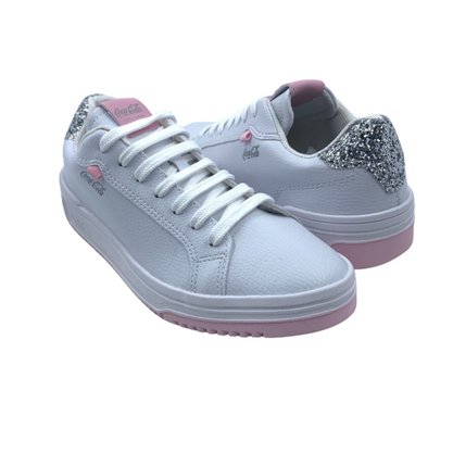 Tênis Coca-Cola Feminino Casual Branco 2428