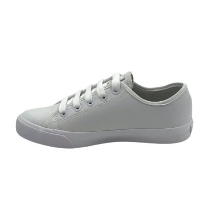 Tênis Coca Cola Feminino Casual Couro Branco 2288