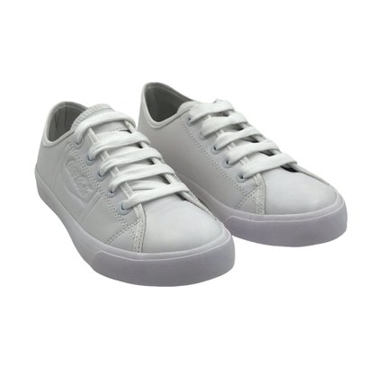 Tênis Coca Cola Feminino Casual Couro Branco 2288
