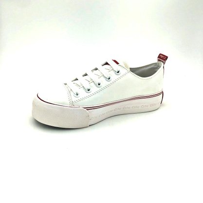 Tênis Coca-Cola Feminino Flatform Couro Branco Rambla 1799