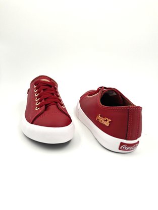 Tênis Coca-Cola Feminino Vermelho Floater Low CC0887