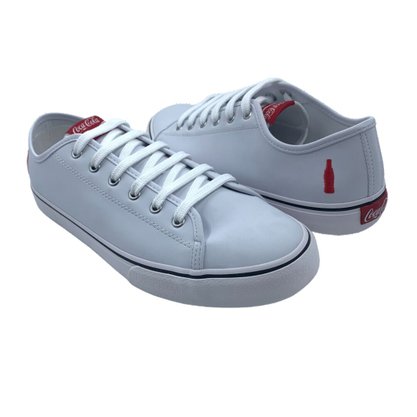 Tênis Coca-Cola Masculino Casual Branco 2454