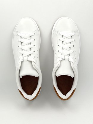 Tênis Coca-Cola Masculino Couro Natural Branco Sevem