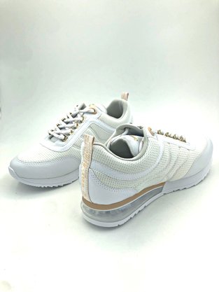 Tênis Comfortflex Branco 2049404 Tecido Com Amortecedor