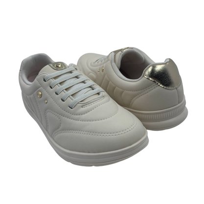 Tênis Comfortflex Casual Calce Fácil Bege 2558302