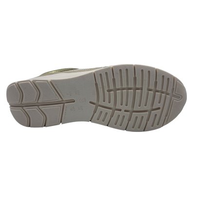 Tênis Comfortflex Casual Couro Bege 2535303
