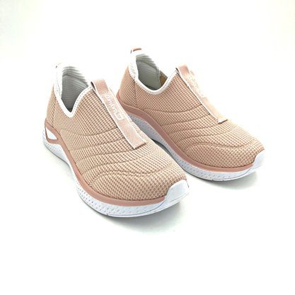 Tênis Comfortflex Casual Knit Rosa 2190304