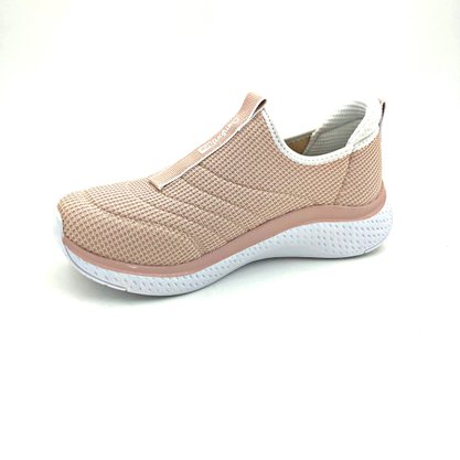 Tênis Comfortflex Casual Knit Rosa 2190304