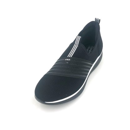 Tênis Comfortflex Casual Preto Tecido Elástico 2065305