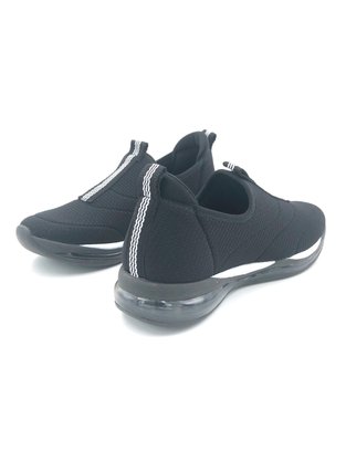Tênis Comfortflex Com Amortecedor Tecido Preto 2058301